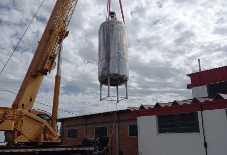 Montagem de Fermentadores - Industria Micro-Biológica